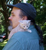 Bill Beaty and Kitten