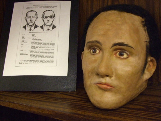 D.B. Cooper wax head